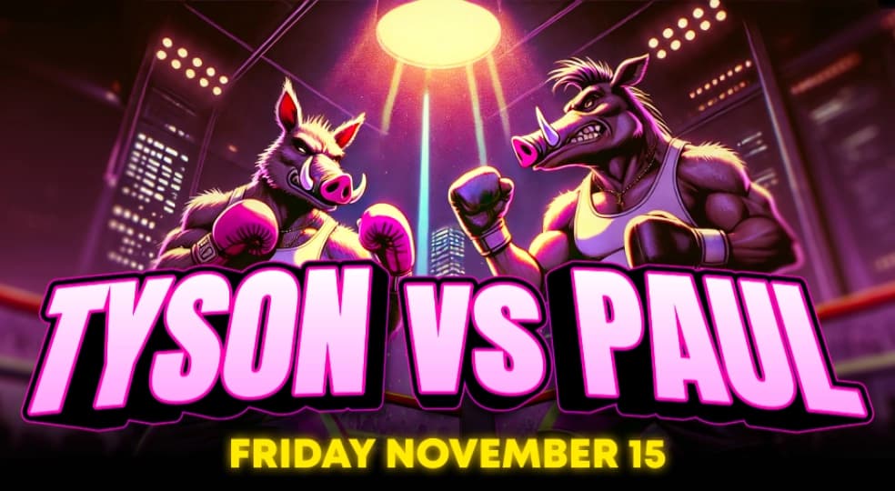 Tyson vs Paul event promotion